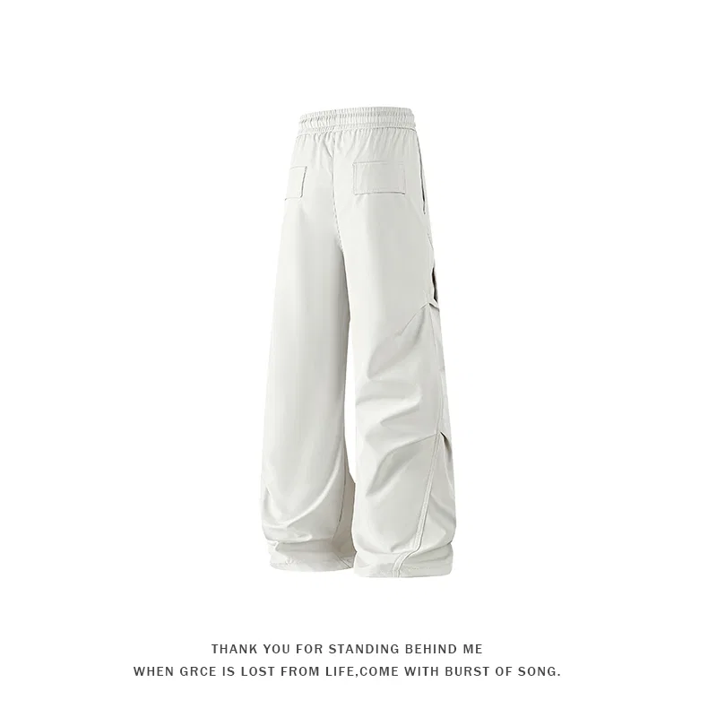 Детские брюки свободного кроя с широкими штанинами Casual Pants, Sugarfunk, Upgraded Light Gray — фото 4