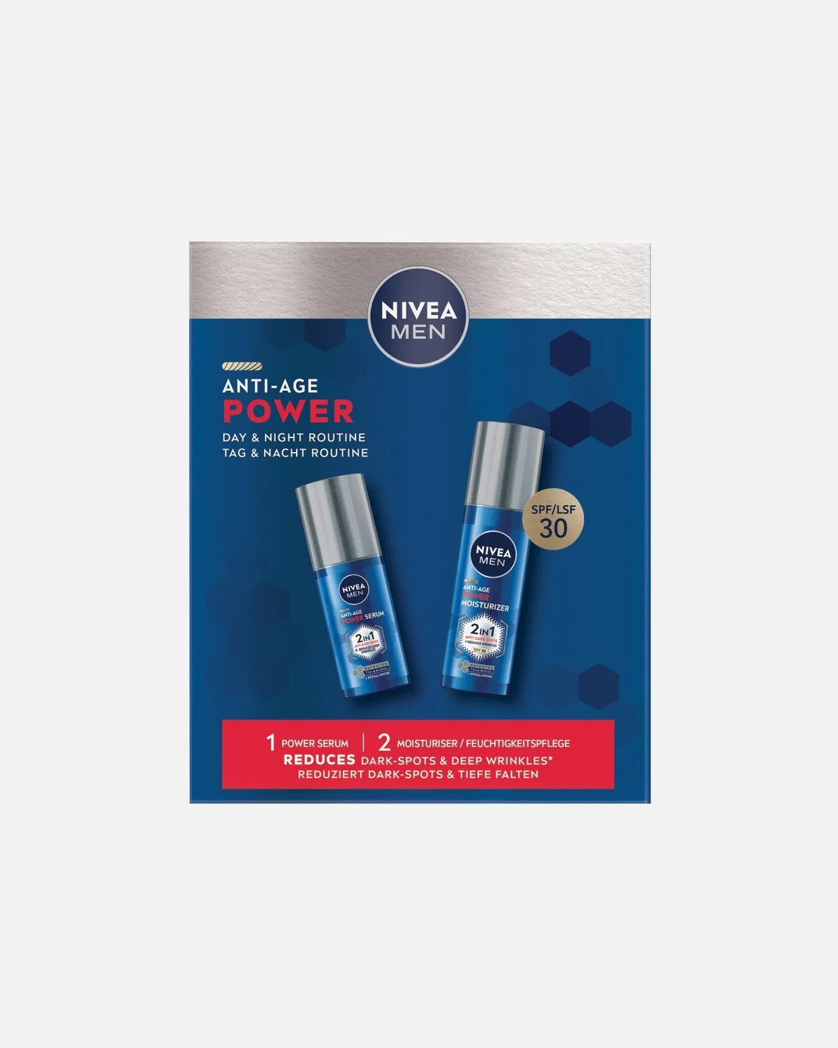 Набор для ухода за лицом с гиалуроновой кислотой против старения Nivea, 1 Stück — фото 2
