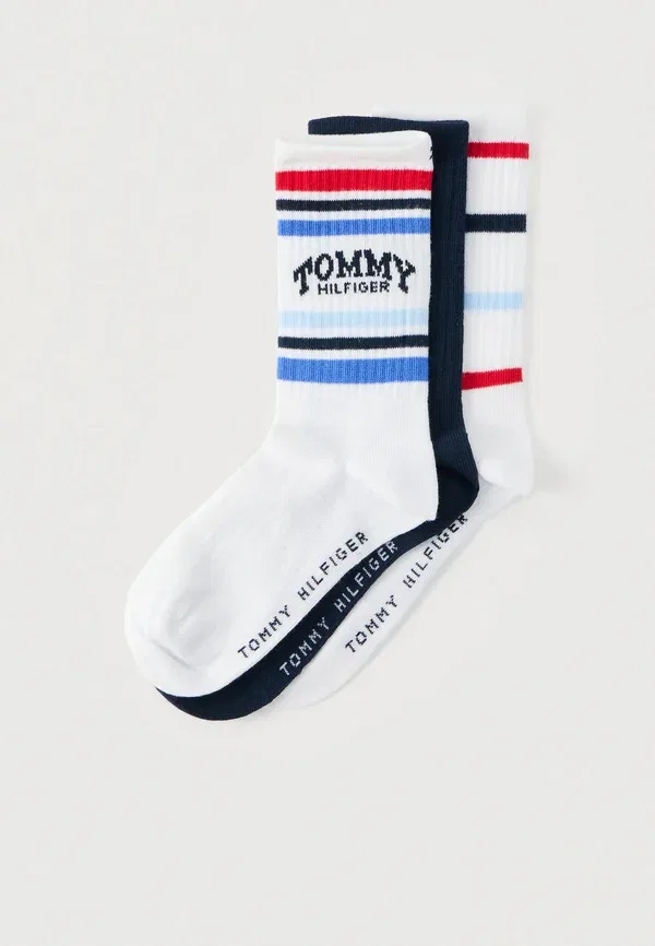 Носки полосатые Tommy Hilfiger, белый/синий/мультиколор