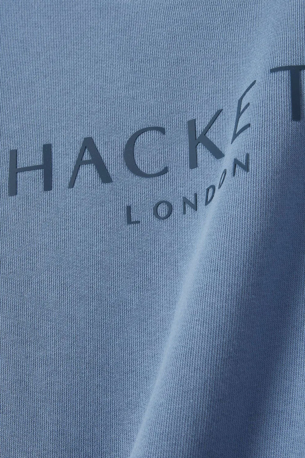 Свитшот с длинным рукавом хлопковый Hackett London, синий — фото 3