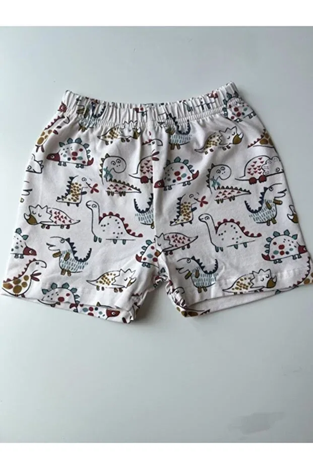 Детские шорты для мальчиков с принтом Key Kids, Cream