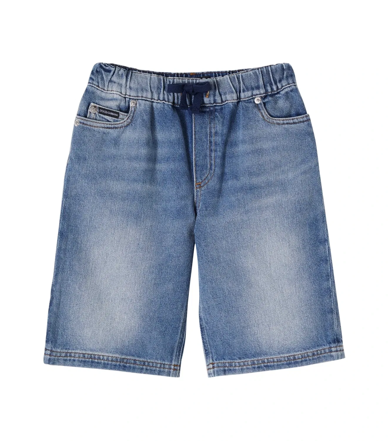 Шорты-бермуды джинсовые Dolce&Gabbana Kids, синий
