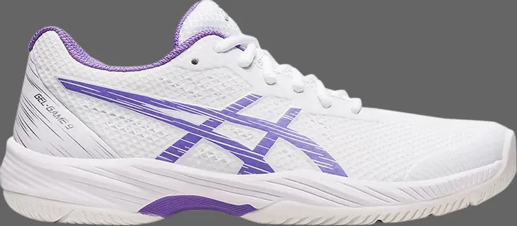 

Кроссовки wmns gel game 9 'white amethyst' Asics, белый, Белый;серый, Кроссовки wmns gel game 9 'white amethyst' Asics, белый