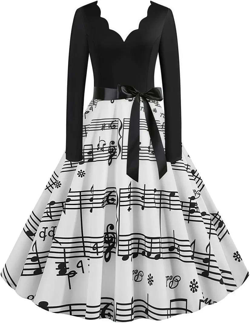 Женское коктейльное платье в стиле ретро Hepburn, White