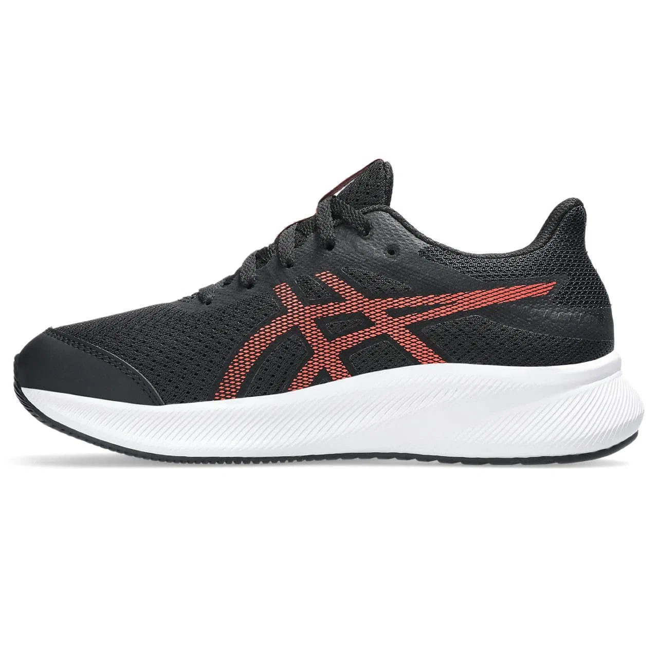Детские кроссовки для мальчиков с амортизацией Patriot 13 Gs ASICS, Black Flash Red — фото 4