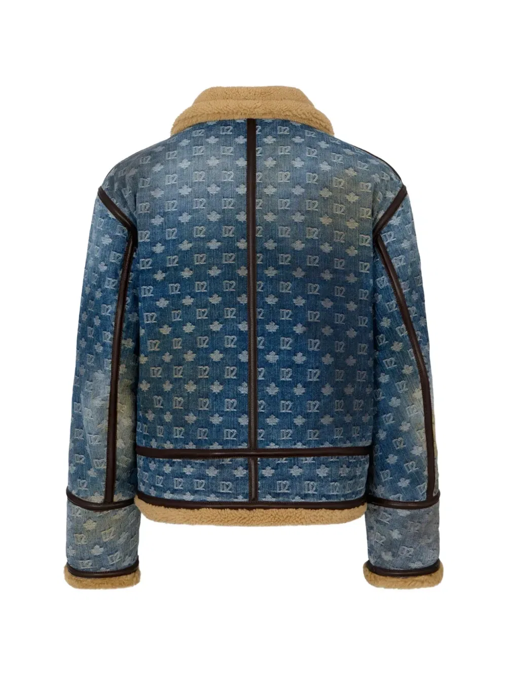 Куртка из овчины с монограммой D2 DSQUARED2, синий — фото 2