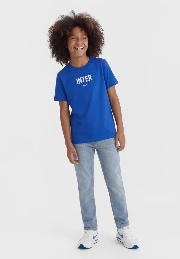 Футболка хлопковая Inter tee unisex, Nike Performance, Lyon Blue, синий