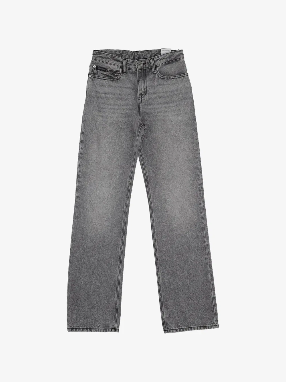 Широкие джинсы Calvin Klein Kids, серый