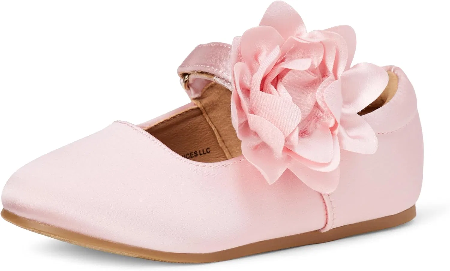 Детские туфли Мэри Джейн для девочек Amazon Essentials, Pink Satin