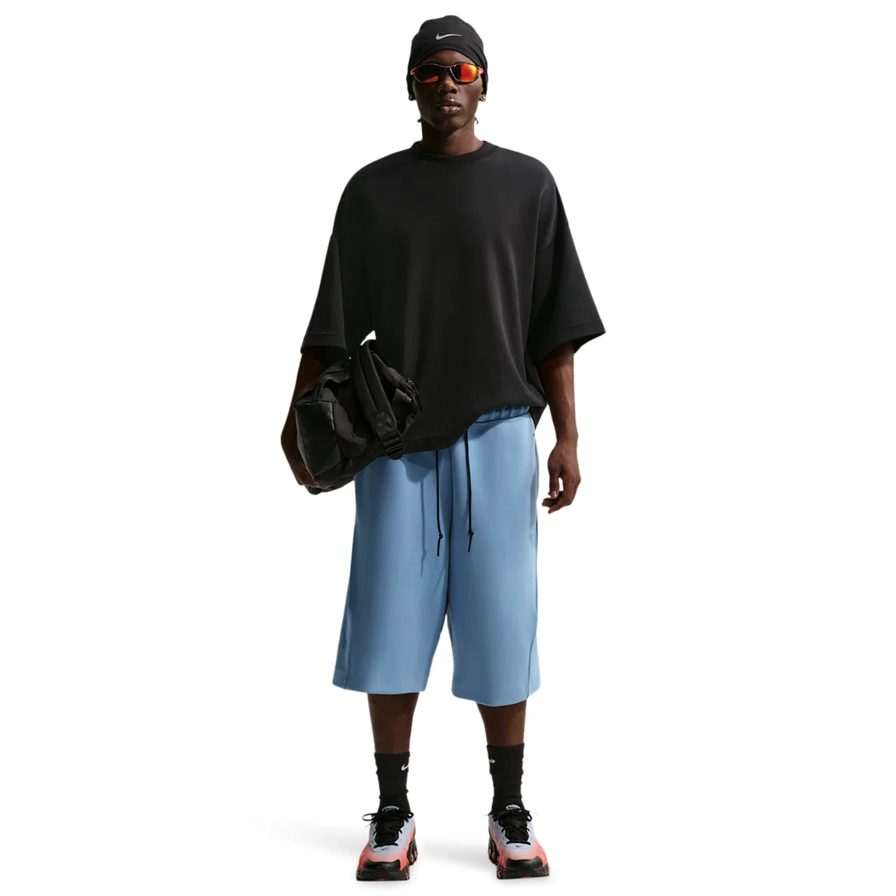 Мужские шорты Tech Fleece Nike, цвет Work Blue/Black — фото 4