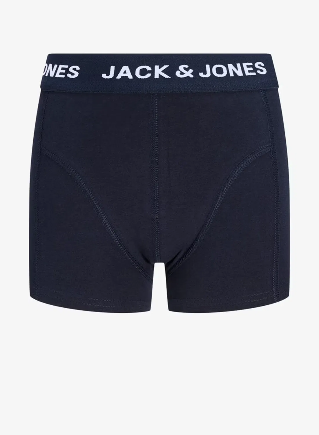 Трусы-боксеры с улыбкой, комплект из 3 штук, Jack & Jones Junior, черный — фото 2