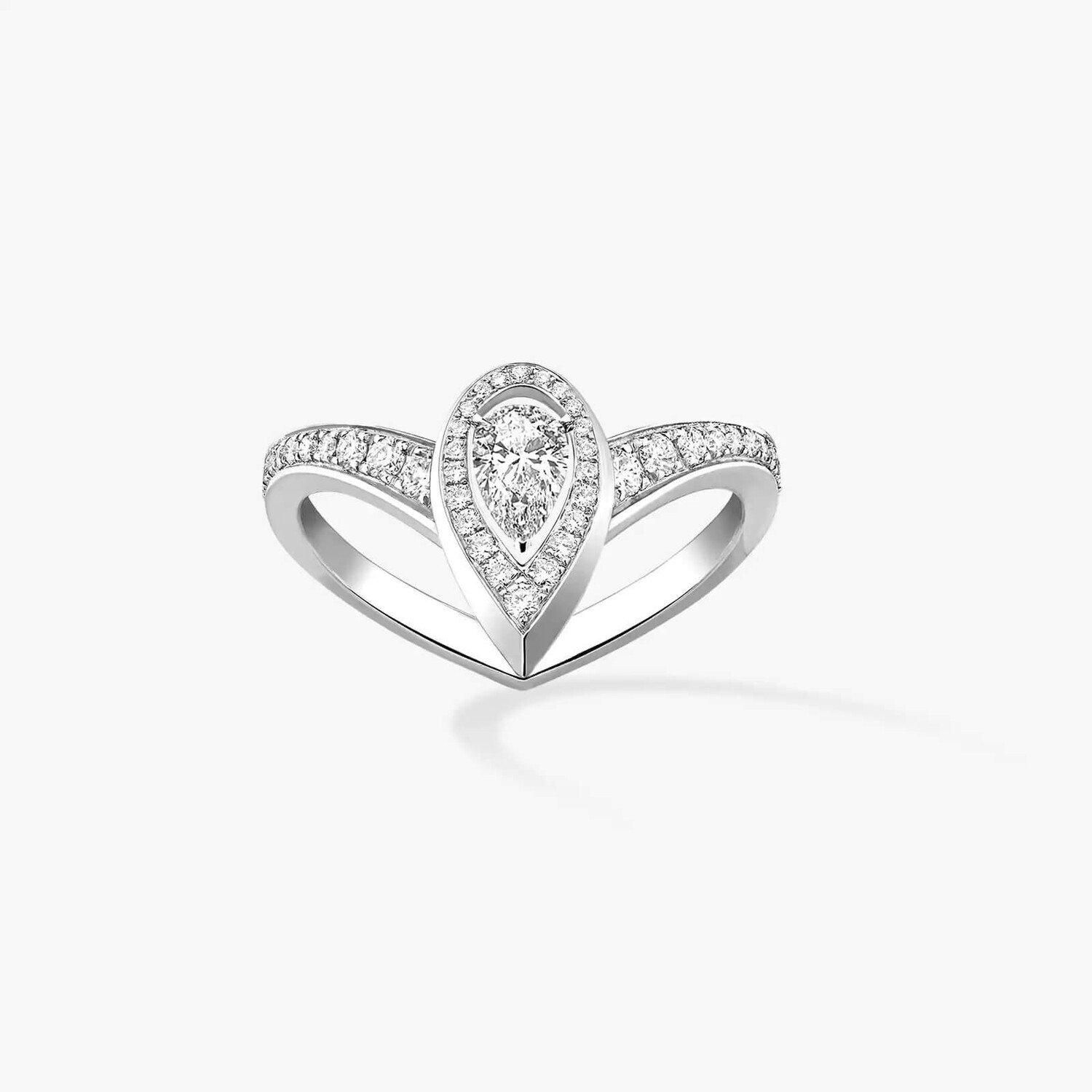 

Кольцо Messika Fiery 0.10CT, белое золото/бриллианты