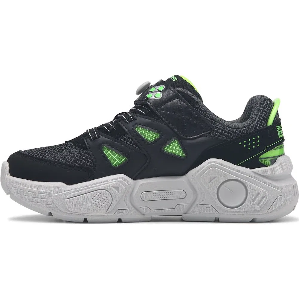 Детские кроссовки Gametronix Skechers, Black/Lime — фото 3