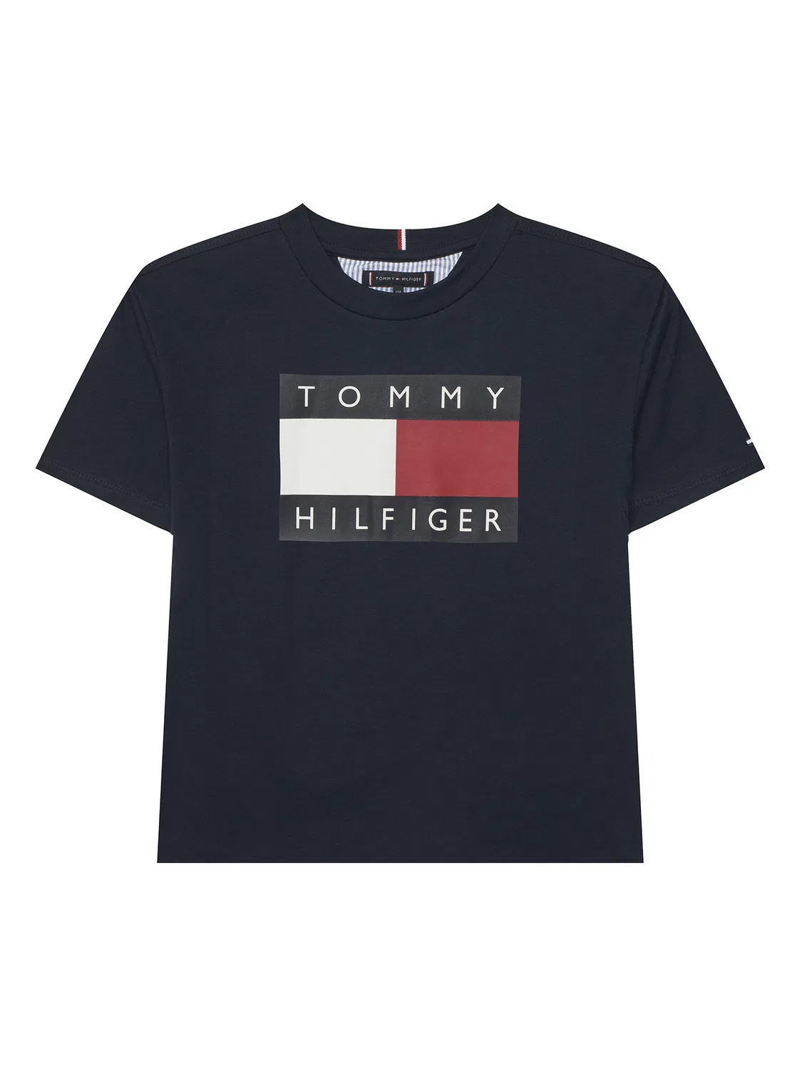 Футболка стандартного кроя для мальчика Tommy Hilfiger, темно-синий