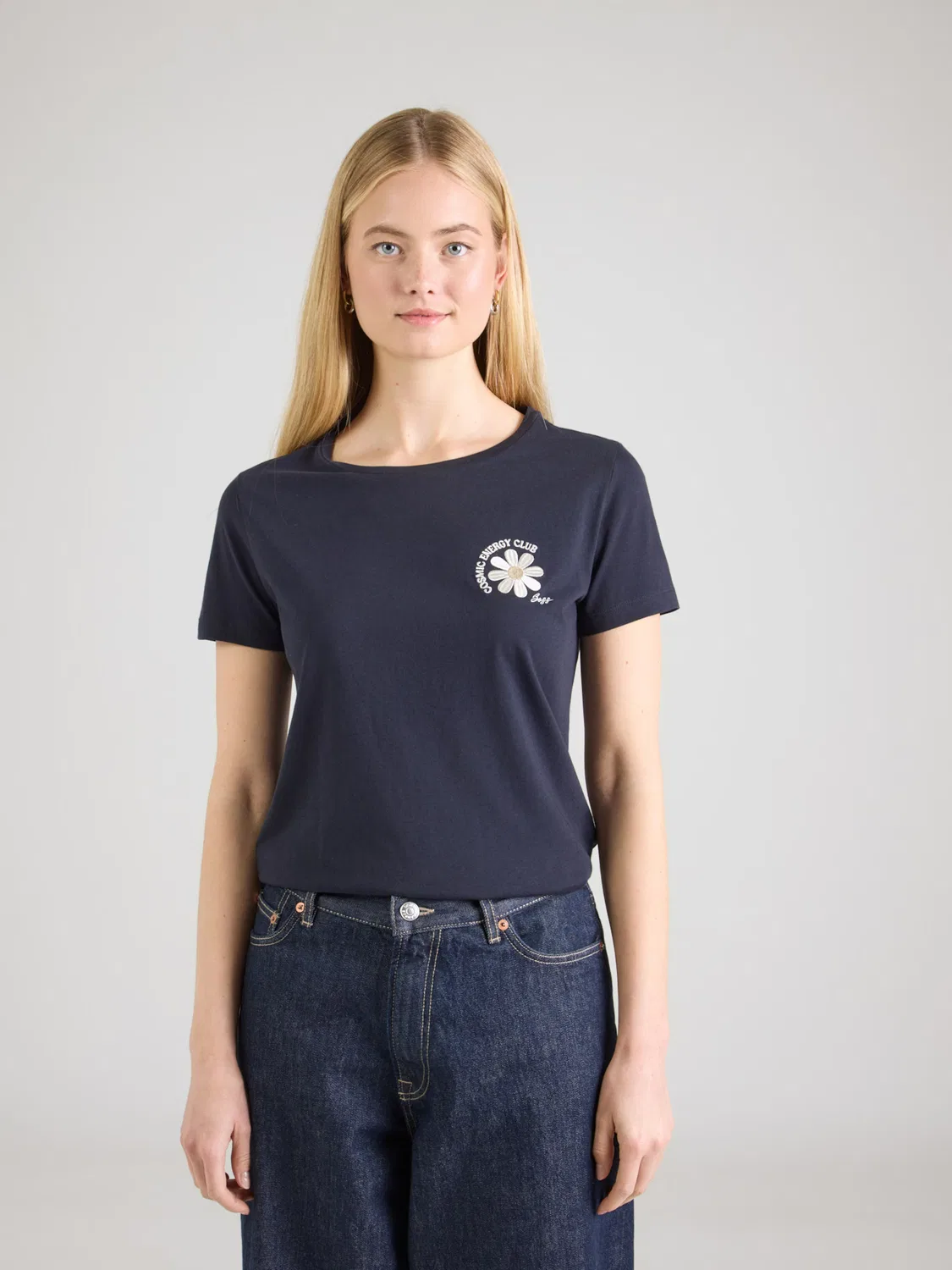 Рубашка Boss C_Elove_5 темно-синего цвета — фото 3