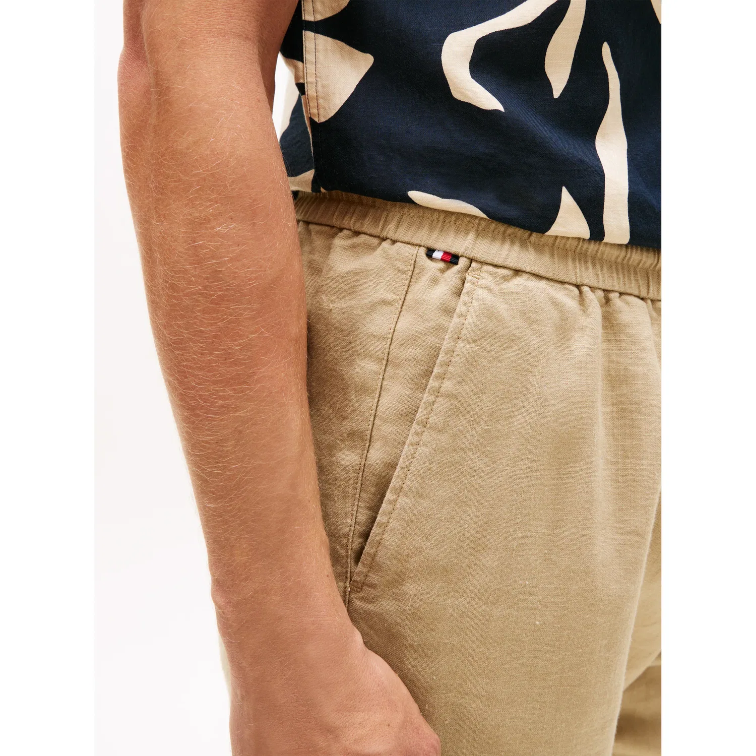 Мужские чиносы зауженные Tommy Hilfiger, Khaki — фото 2