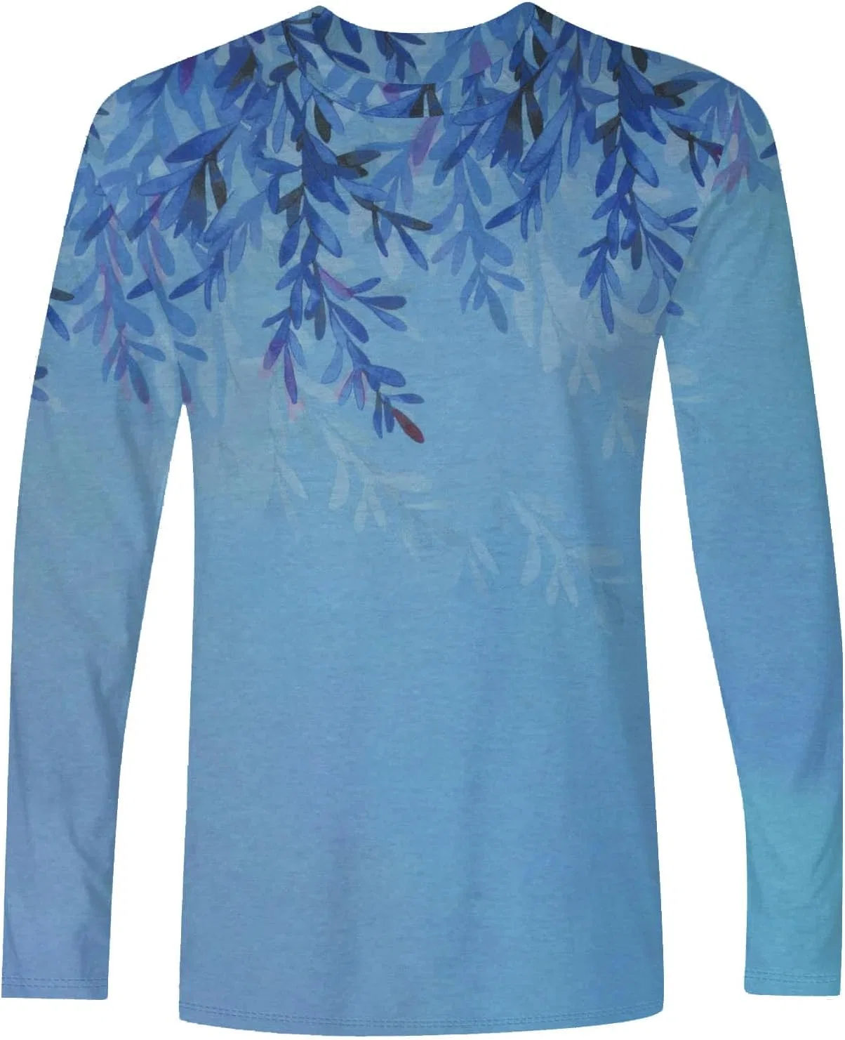 Мужская футболка с цветочным принтом Basic Tee, Blue — фото 2