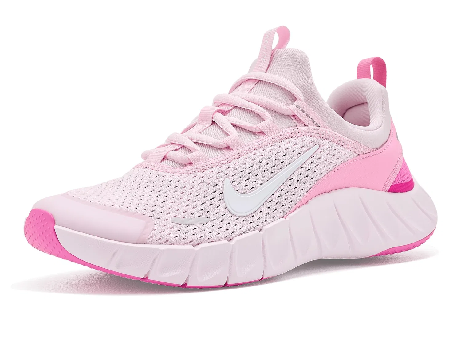 Кроссовки Free Ride (для больших детей) Nike Kids, Pink Rise/White/Playful Pink/Bleached Lilac