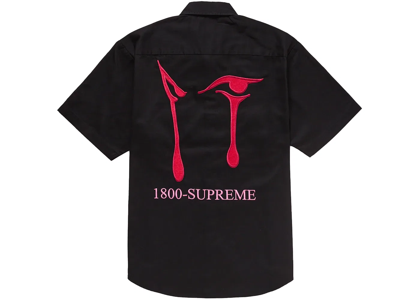 Мужская рубашка с принтом Eyes Supreme, Black