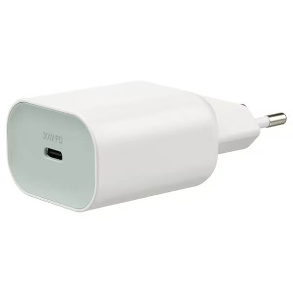 

USB-зарядное устройство Ikea Sjoss 30w 1-port Fast Charging, белый