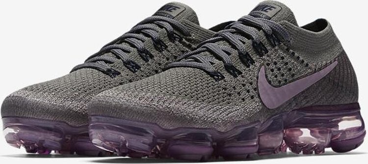 Кроссовки Nike NikeLab Wmns Air VaporMax 'Tea Berry', серый — фото 3