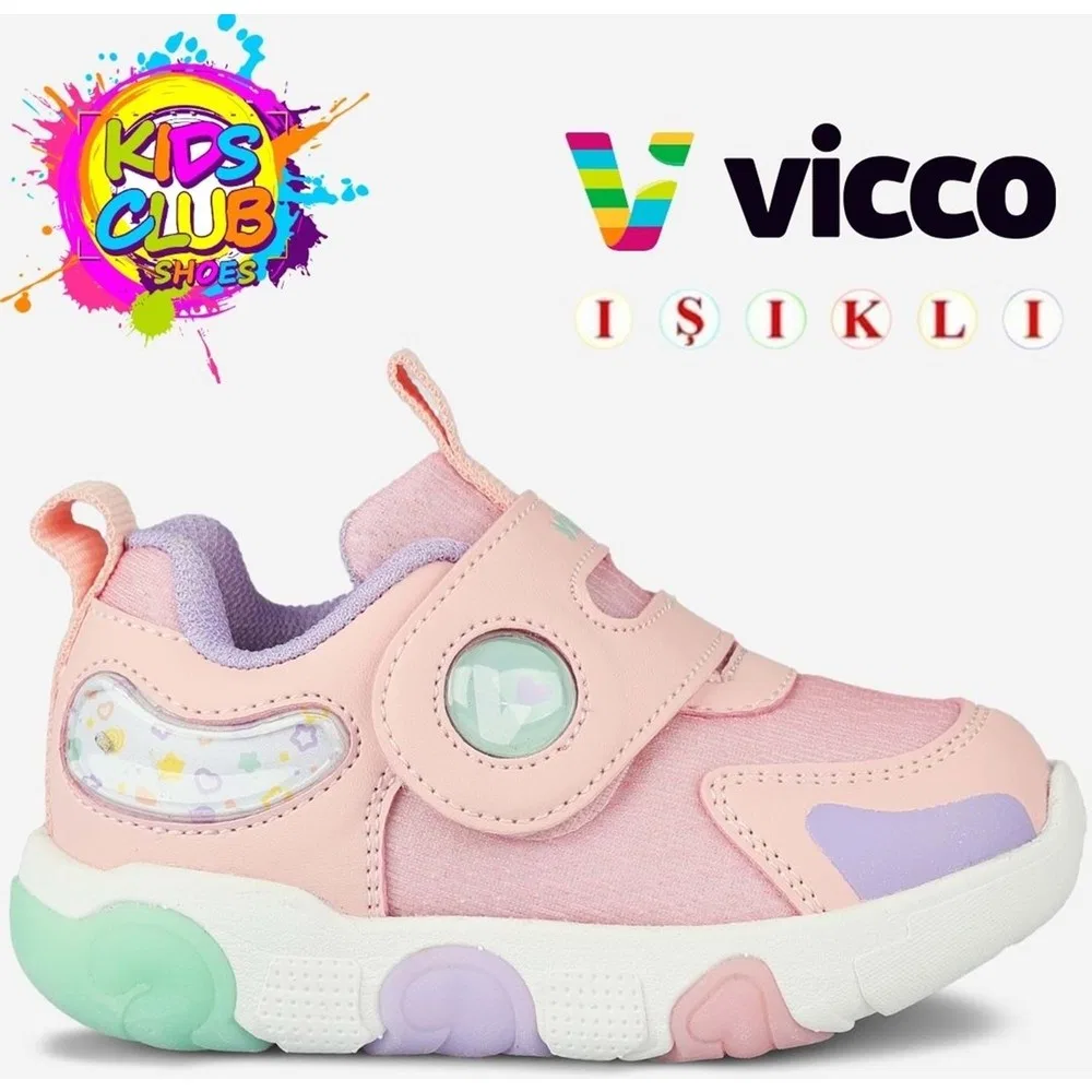 Детские спортивные кроссовки для мальчиков с подсветкой Tedi Işıklı Ortopedik Vicco
