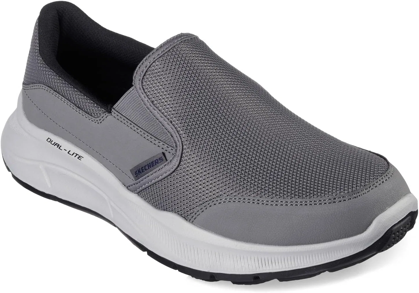 Мужские кроссовки Skechers Equalizer 5.0 Persistable, Charcoal Mesh Duraleather Trim — фото 3