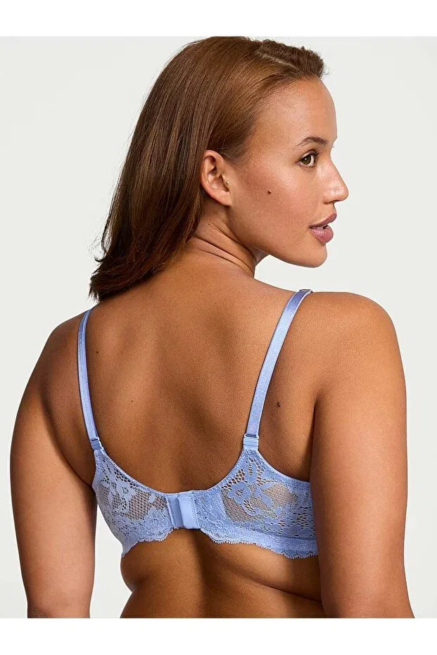 Женский бюстгальтер с кружевом Victoria'S Secret, Blue — фото 2