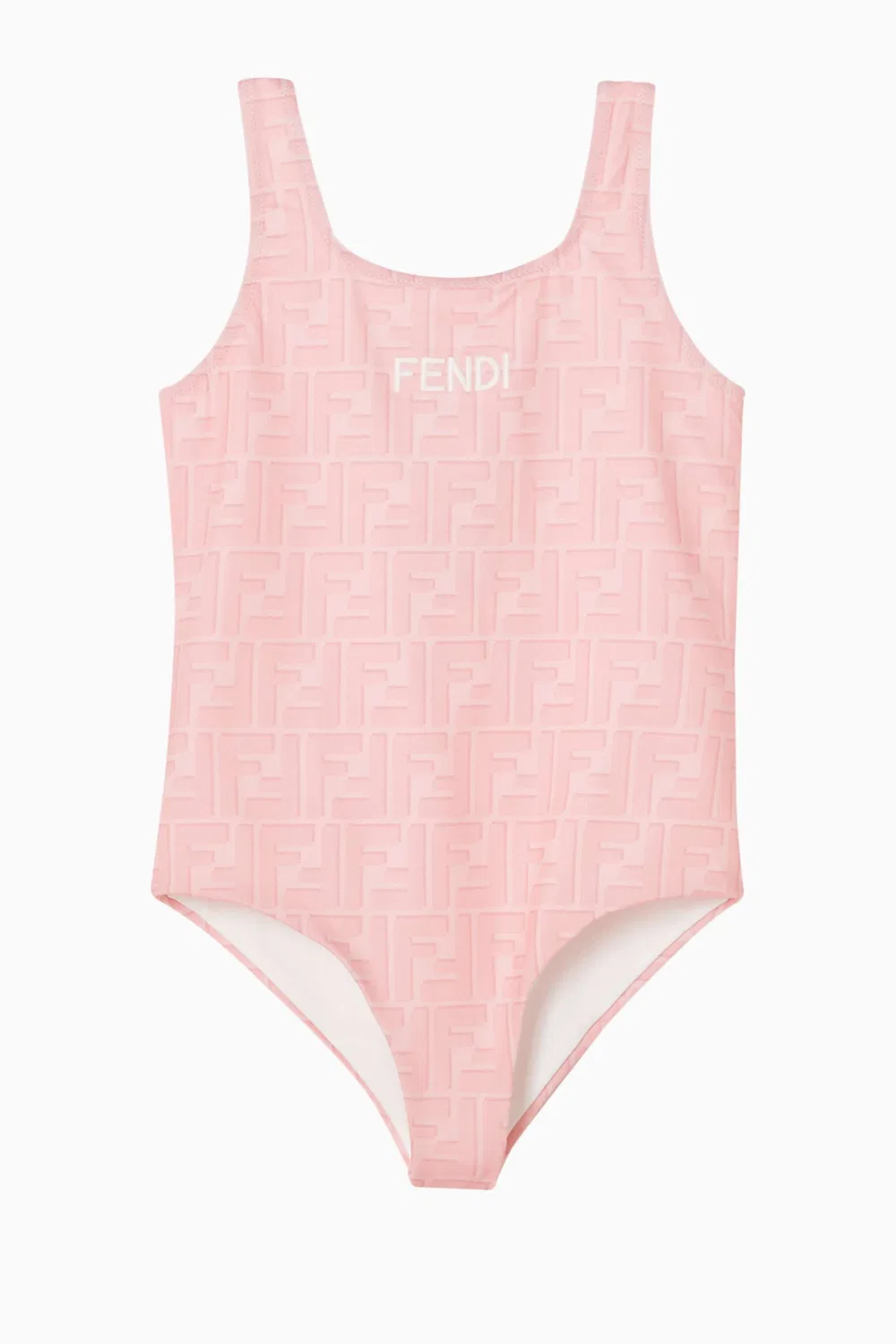 Купальник слитный с принтом логотипа Fendi