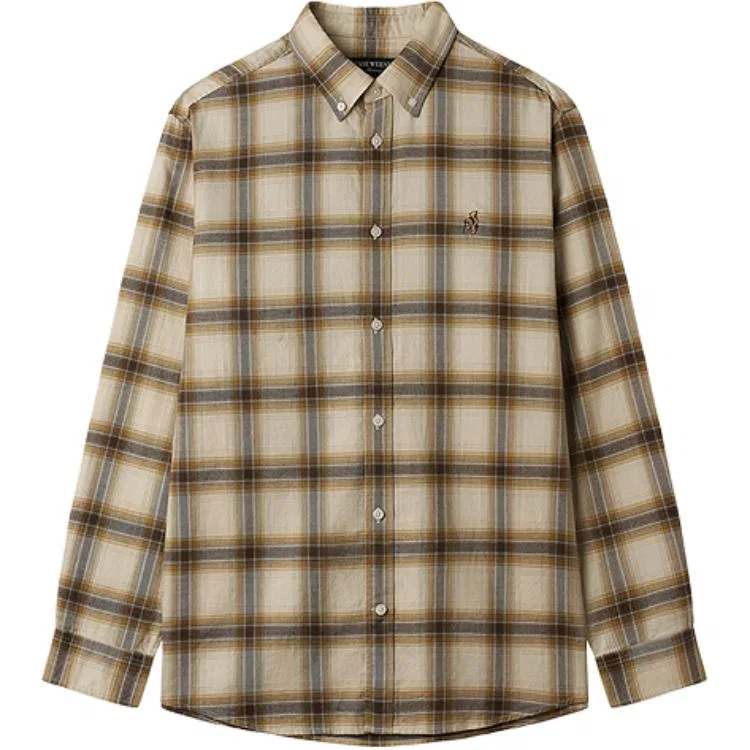 Детская рубашка с длинным рукавом Evergreen Collection Teenie Weenie Men, Brown — фото 3