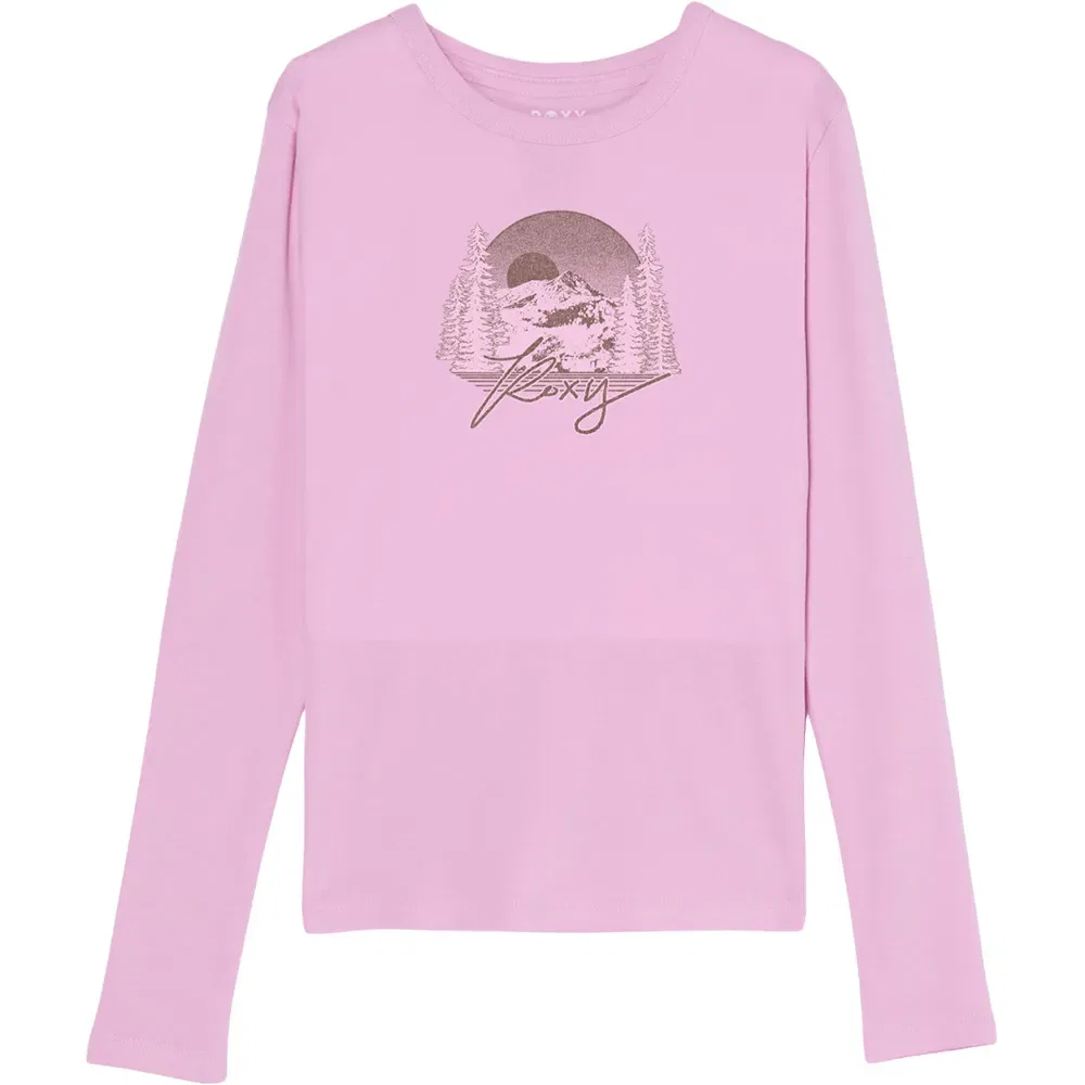 Детская футболка с длинным рукавом Roxy Rg Beach Always, Pink
