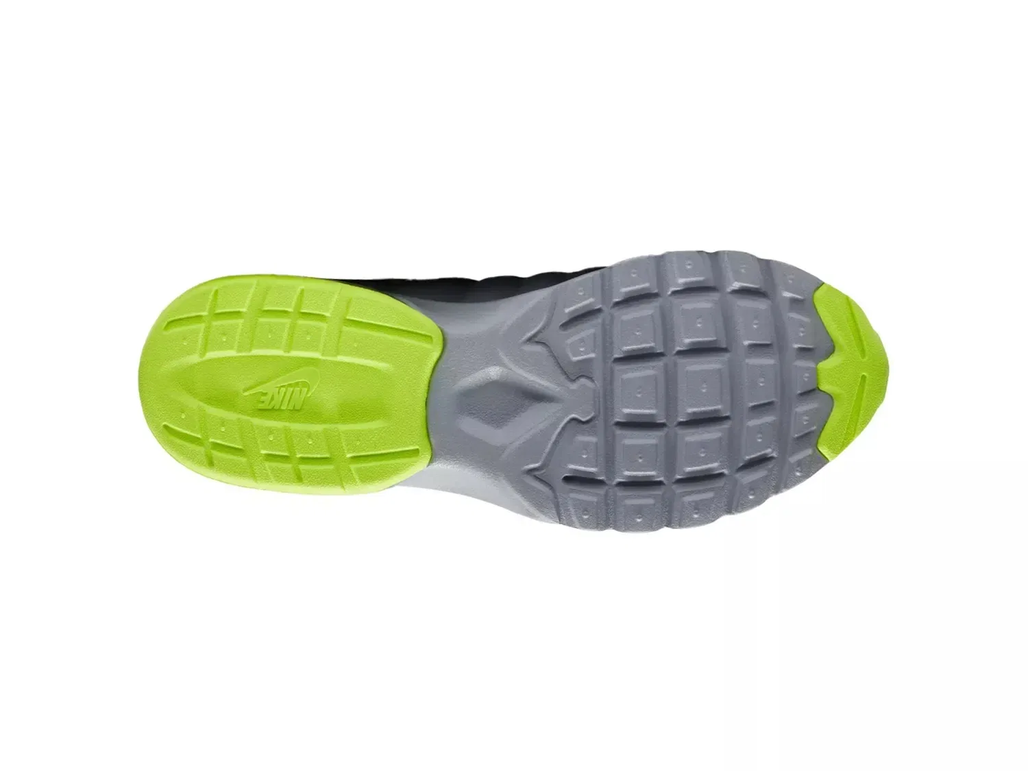 Кроссовки Nike Air Max Invigor для мальчиков, серо-зеленые — фото 4