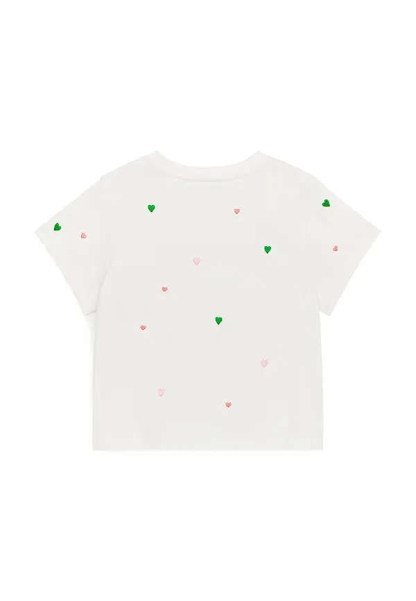 Футболка с вышивкой - футболка с принтом Arket, белый — фото 2