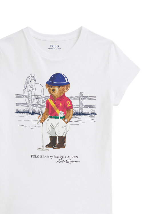 Футболка regular fit 313A96120001 Polo Ralph Lauren, белый — фото 3