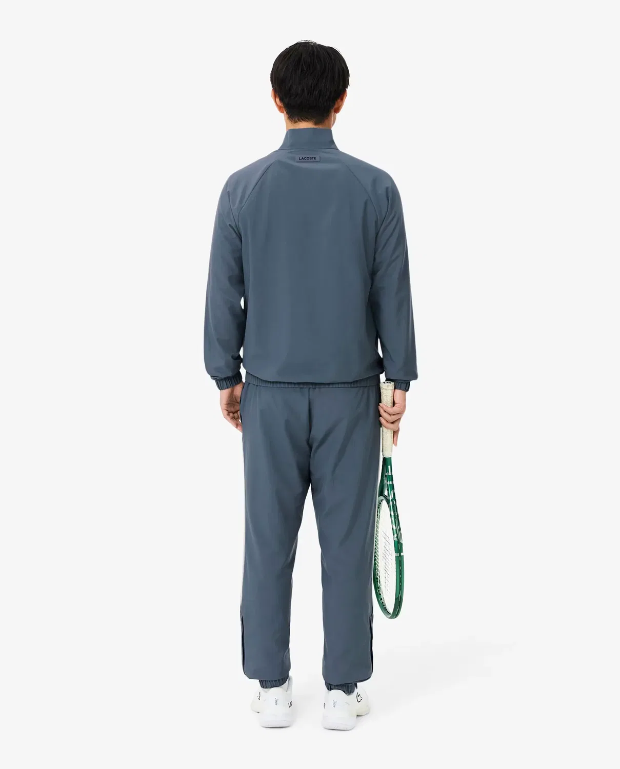 Мужской спортивный костюм для тенниса с контрастной отделкой Lacoste, Gris — фото 2