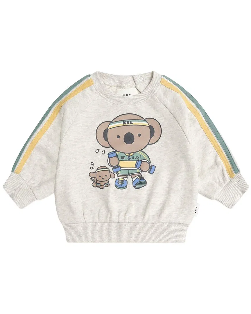Детский свитшот с принтом Kel The Koala Huxbaby, White