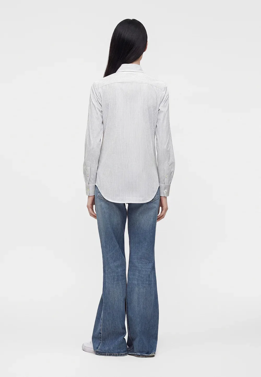 Рубашка с длинными рукавами и застежкой на пуговицы спереди - блузка на пуговицах Polo Ralph Lauren, White/Blue — фото 3