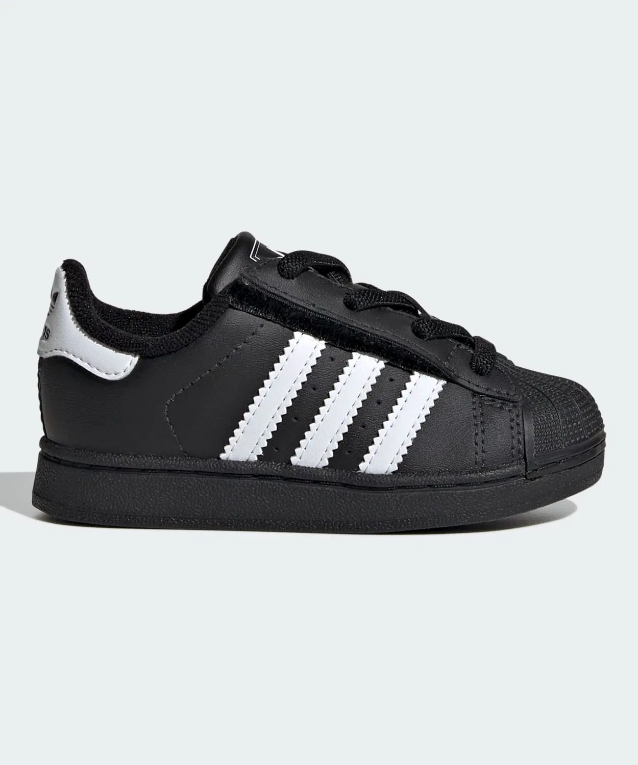 Детские кроссовки с эластичными шнурками Superstar II Comfort Closure Elastic Lace Shoes Kids Adidas, Black