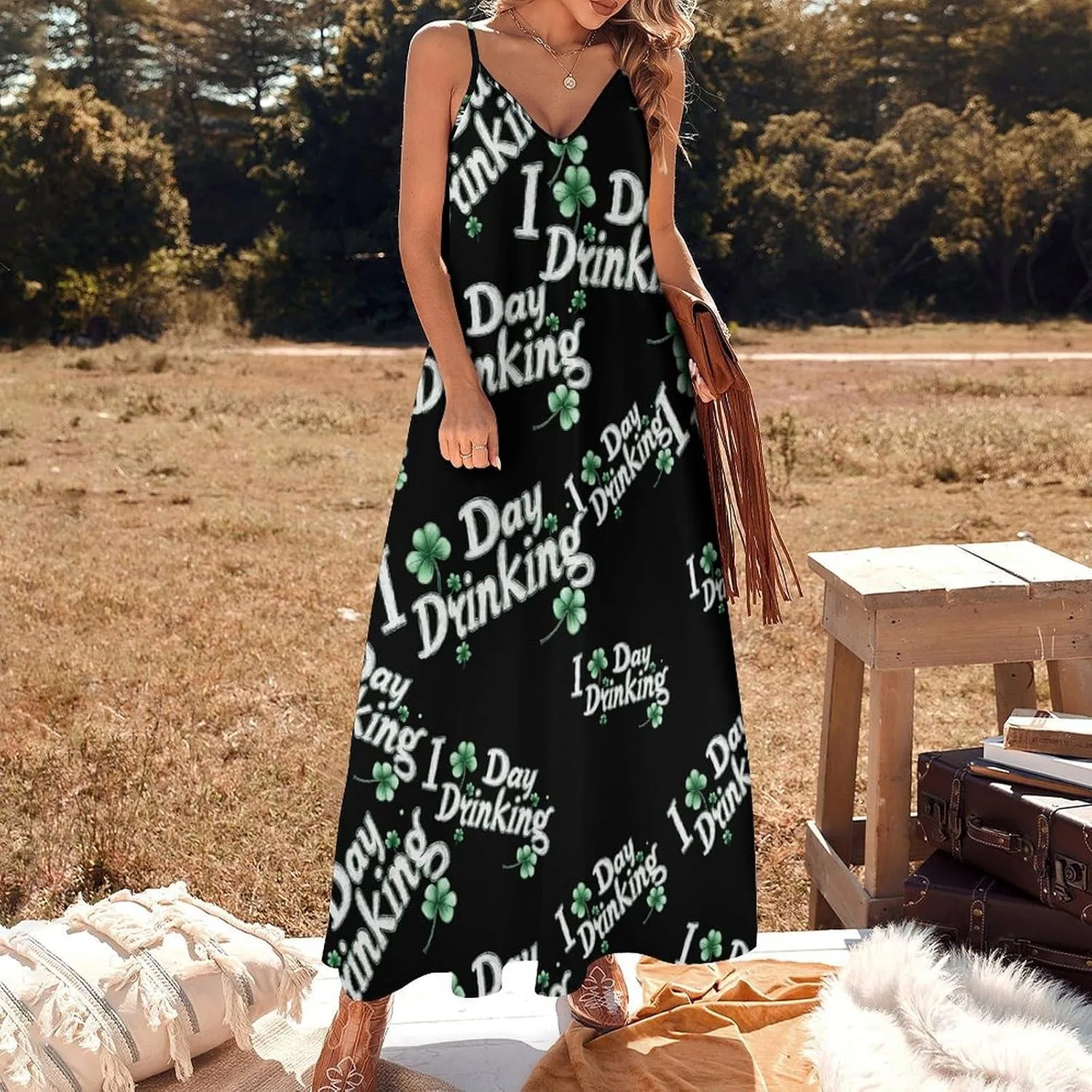 Женское платье на бретелях с клетчатым узором, Style — фото 3