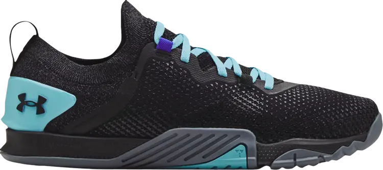 

Кроссовки Under Armour TriBase Reign 3 Black Turquoise, черный