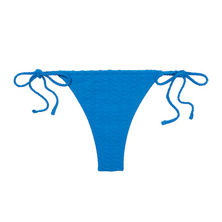 

Плавки бикини Victoria's Secret Swim Mix & Match String Thong Fishnet, синий