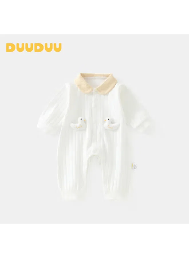 Боди-комбинезон с длинным рукавом Duuduu, абрикосовый