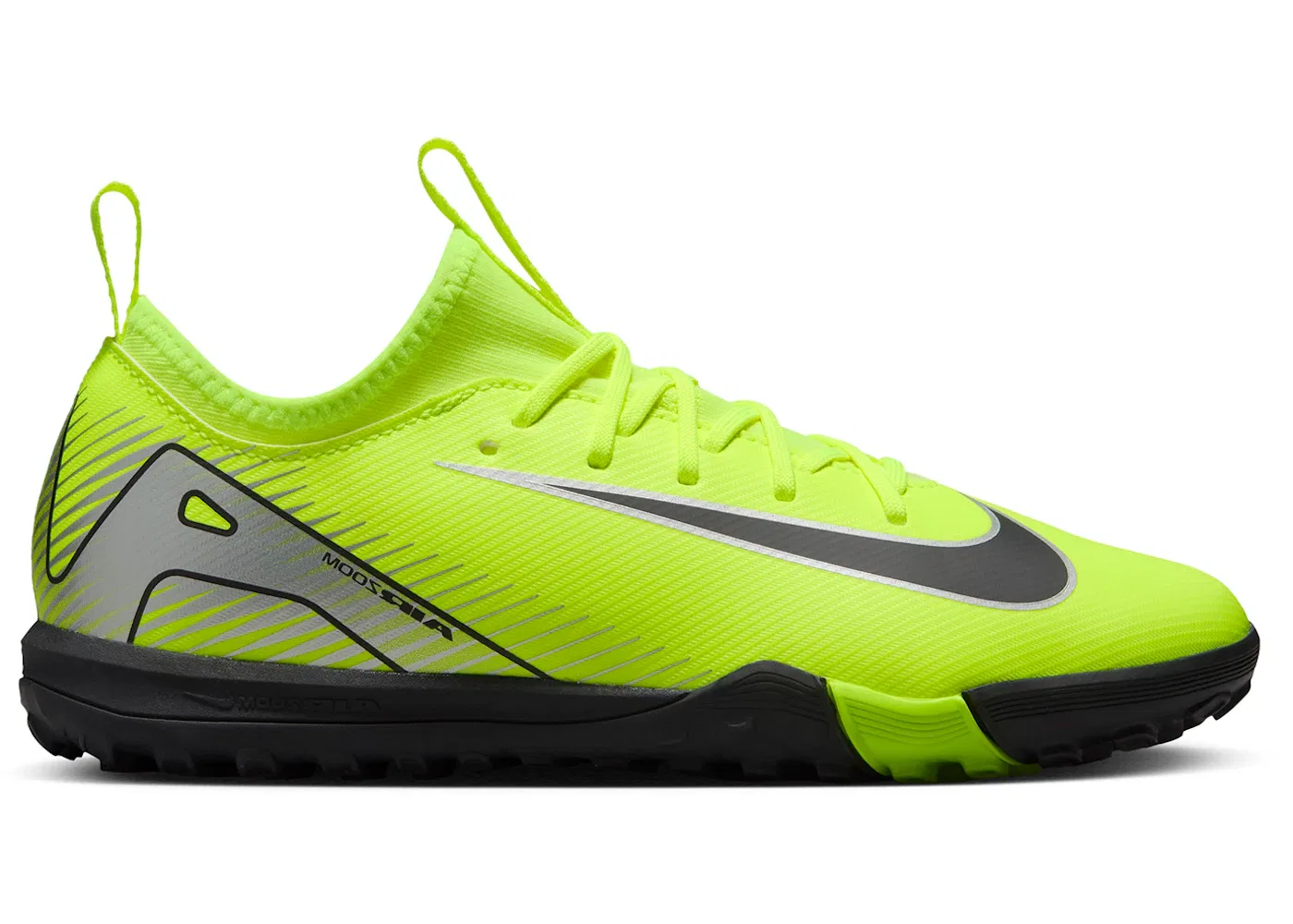 Детские кроссовки Nike Mercurial Vapor 16 Academy TF, Volt/Black