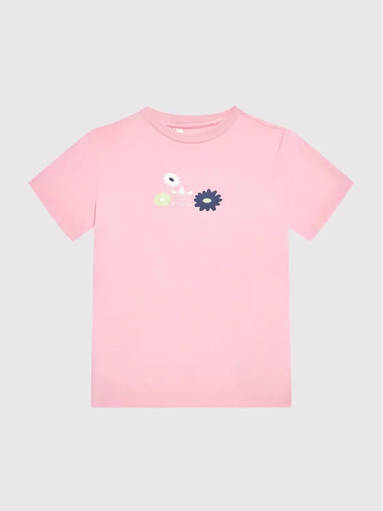 Футболка regular fit Flower Print Adidas, розовый