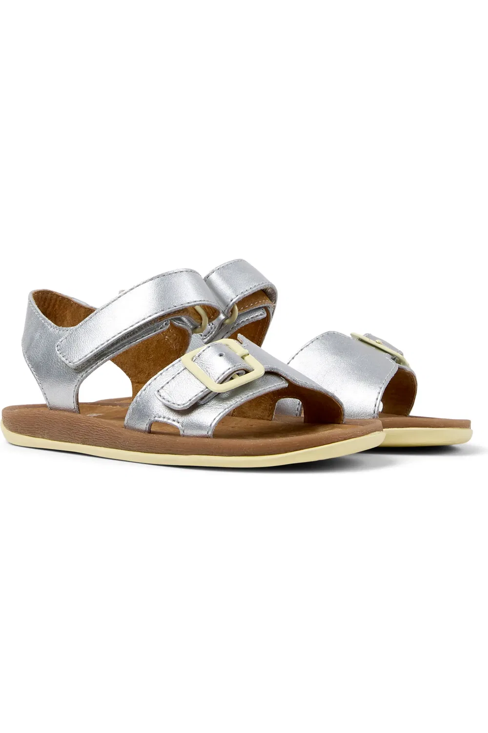Сандалии детские Camper Bicho Twins Mismatch, эргономичная подошва, Medium Gray