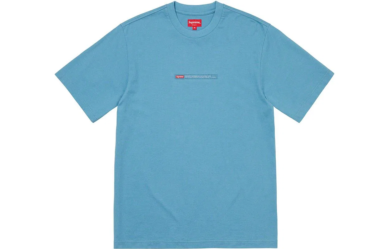 Футболка с коротким рукавом Supreme Property Label S/S Top, Blue BLUE