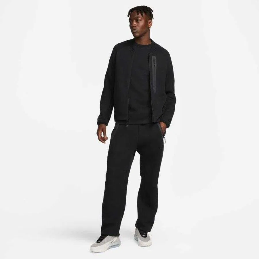 Мужской свитшот-бомбер с молнией Tech Fleece Classic Bomber Nike, Черный