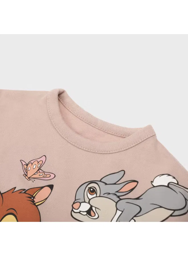 Лонгслив хлопковый с длинным рукавом Zara, натуральный древесный — фото 4