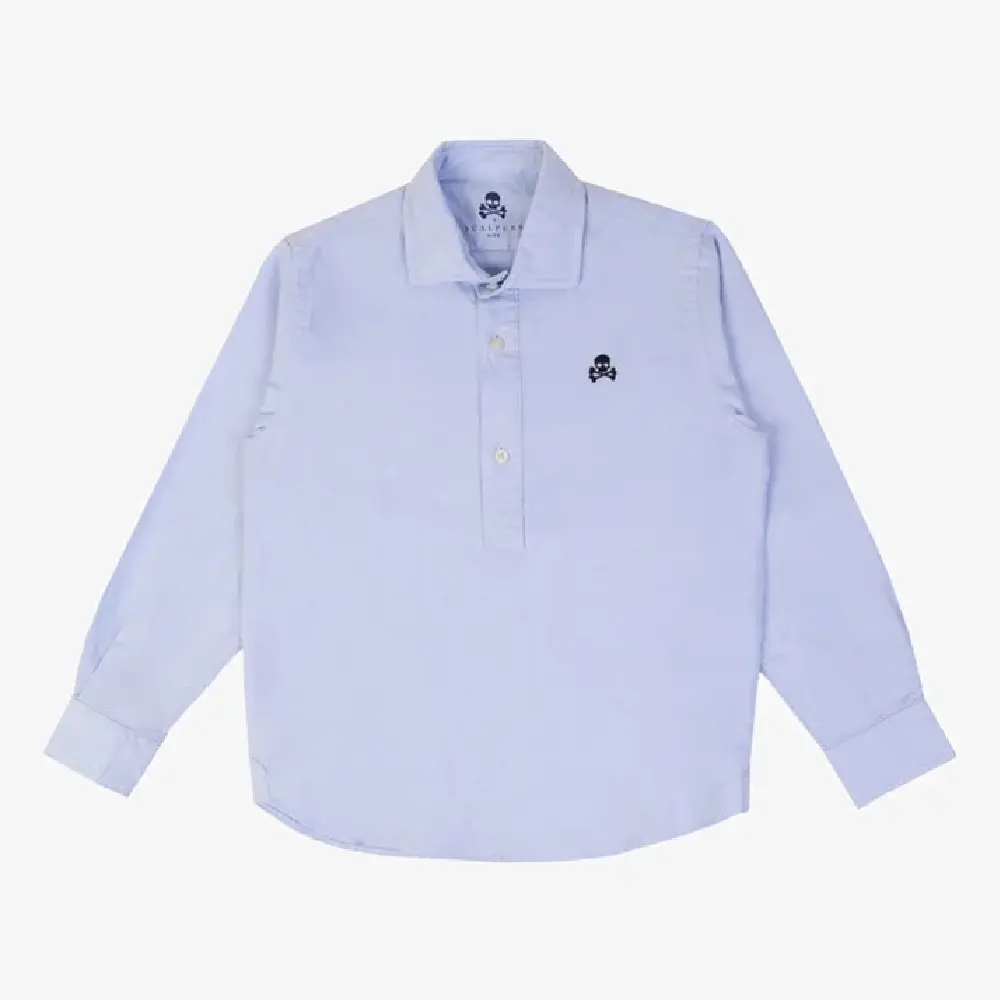 

Рубашка поло Scalpers Polera, голубой, Синий, Рубашка поло Scalpers Polera, голубой