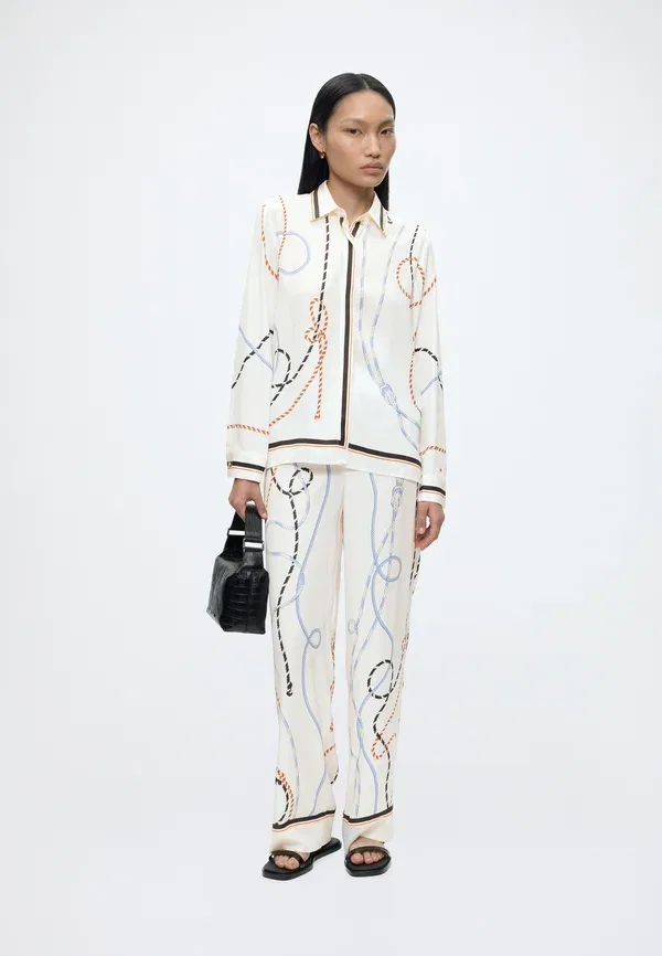 Брюки принт Rope strght pants Tommy Hilfiger, Multi color, мультиколор — фото 2